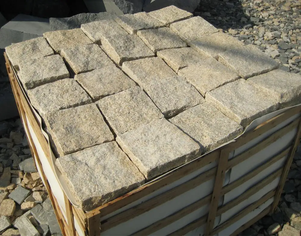 Yellow Granite Curbstone G682 Landscaping Cheap Paving Stone