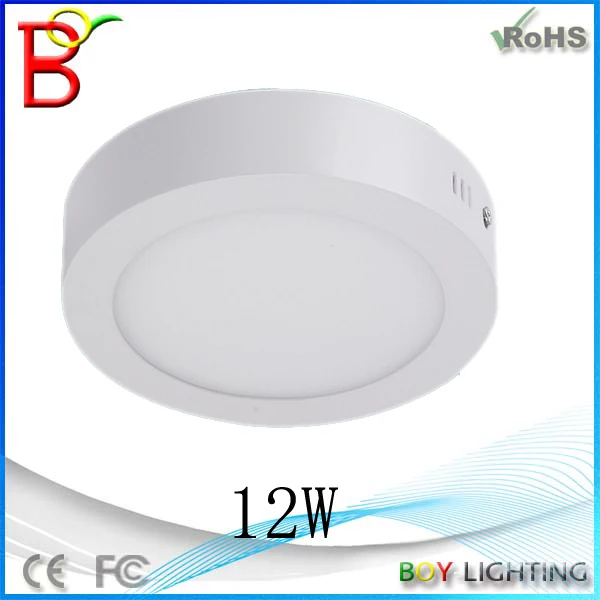 Round or square led lux down light panel mounted led lamp