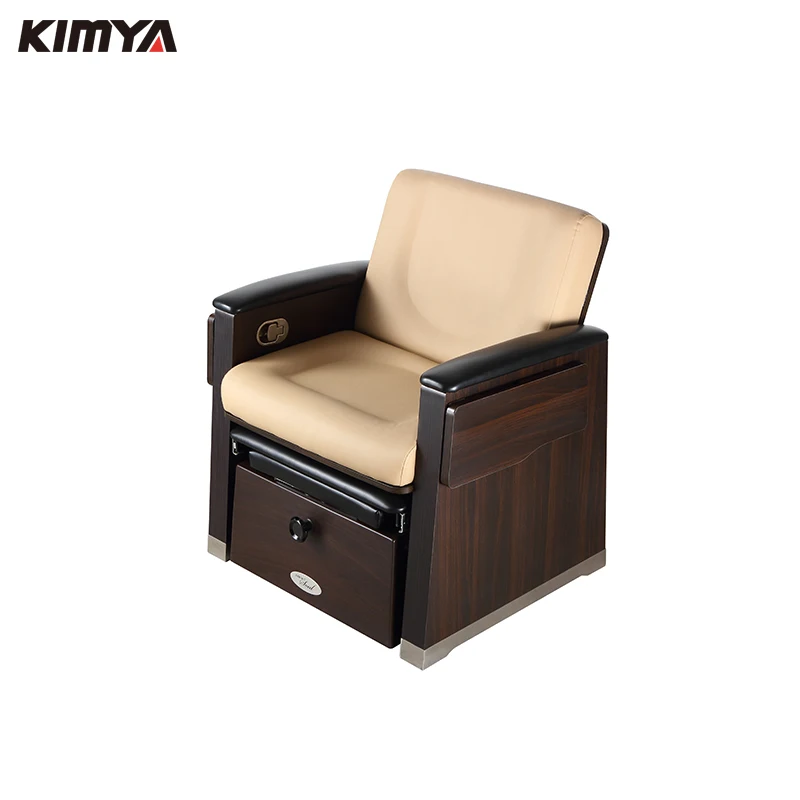 nail salon equipment high quality luxury manicure wooden pedicure chair foot spa massage
