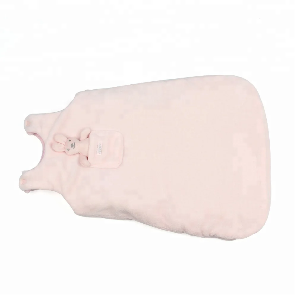 
Customized polar fleece sheepskin Soft wearable Baby Sleeping Bag 