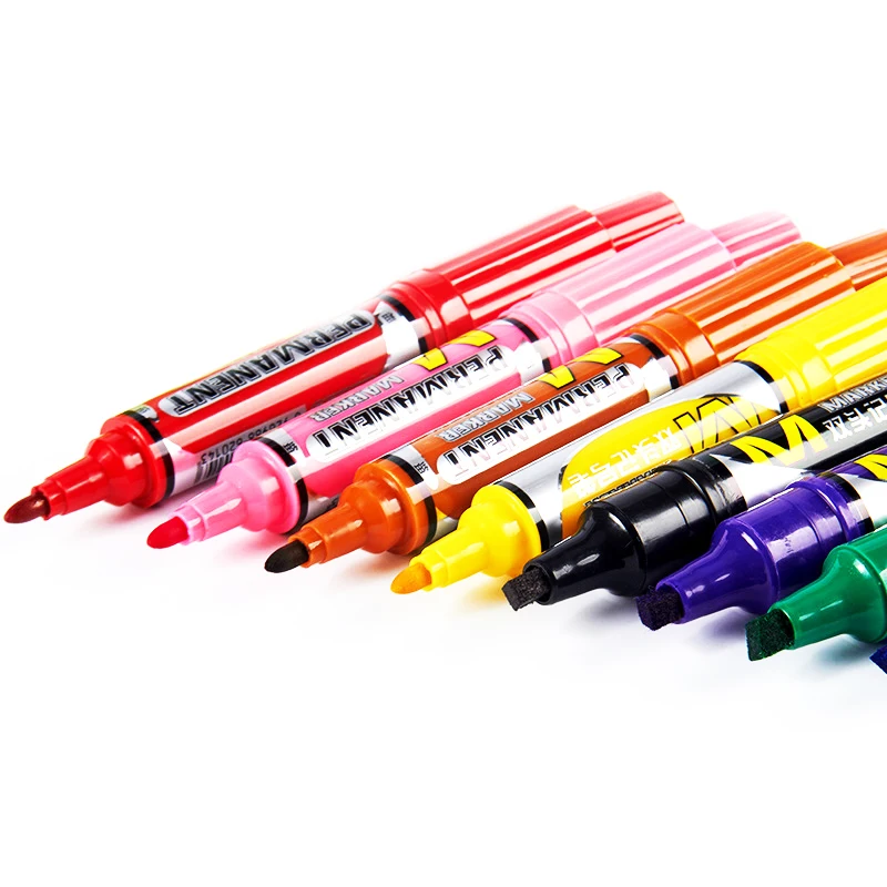 12 Colors Brighter Glitter Inks Better Refillable Marker Write Blackboard Whiteboard Marker Pen