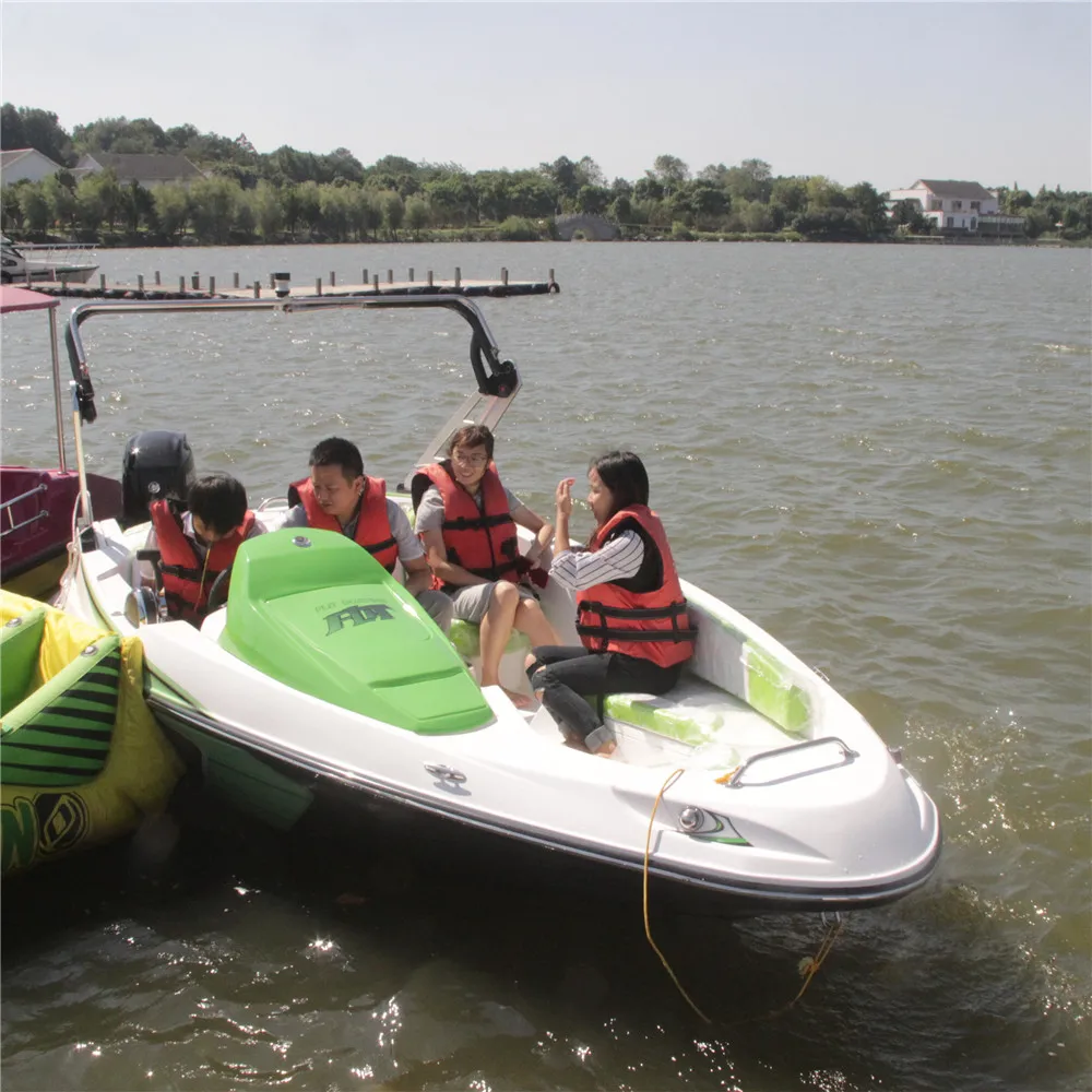 16ft 5 Seats Bowrider Fiberglass Speed Motor Boat for sale