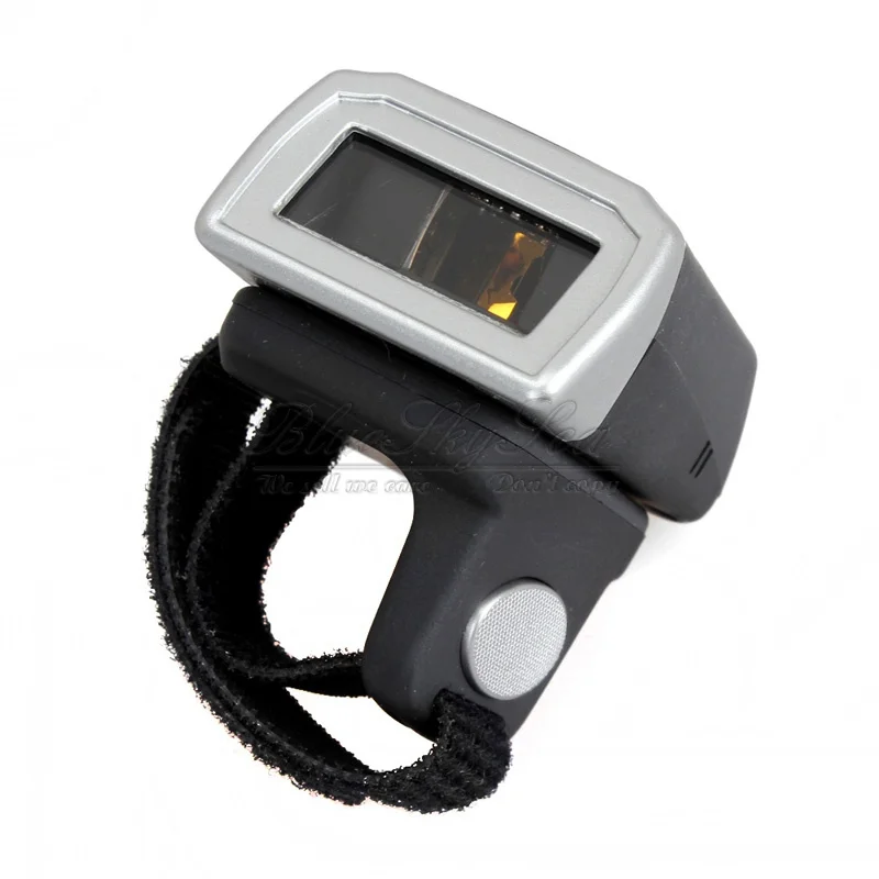 Портативный переносной кольцо 2D сканер штрих-кода чтения HJ23S Wirless мини Bluetooth QR код читателя