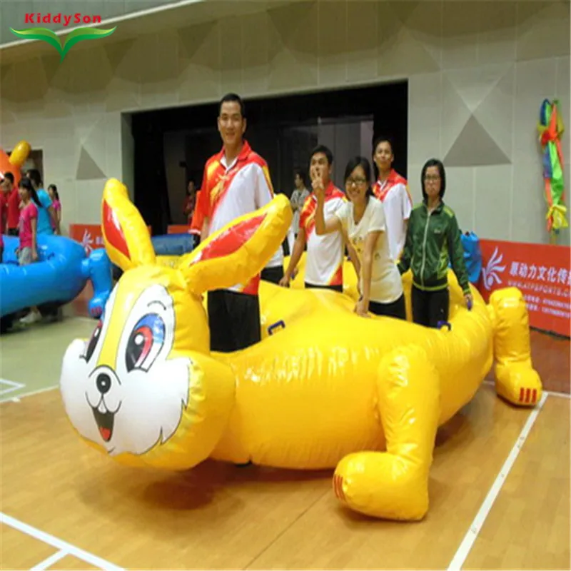 inflatable The Race Tortoise and rabbit racing inflatable team building games equipment for kids
