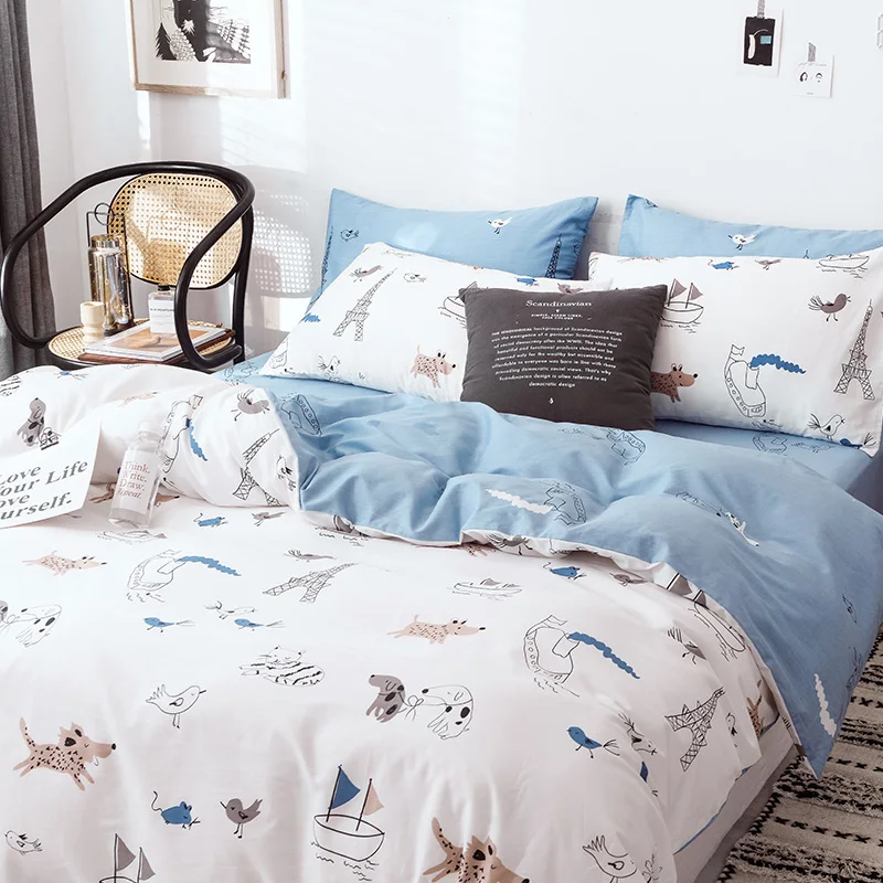 100% cotton arabic fabric textiles new bed designs bedding set