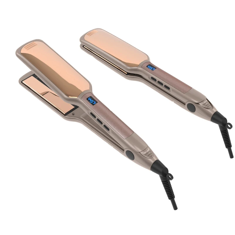 450 ultrasonic infrared  titanium plate hair straightener iron