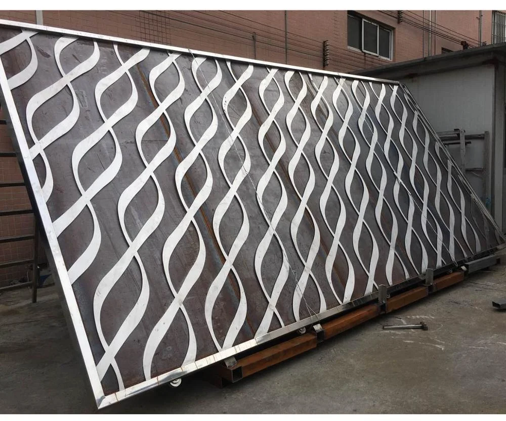 main driveway entrances laser cut safety stainless steel tree design garden swing metal fence gates