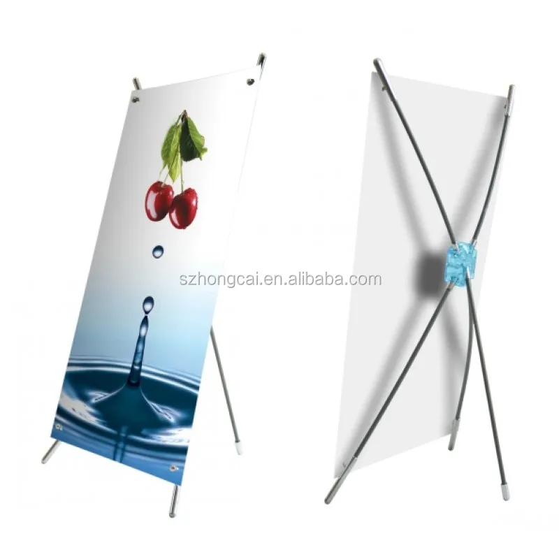 Tabletop Mini X Banner Stand Display