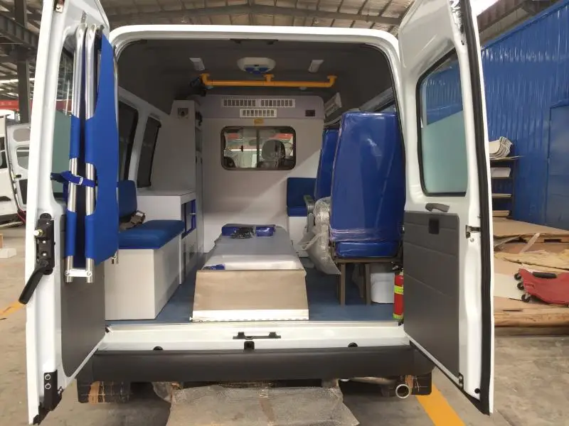 
Factory supply SAIC 4x2 left hand drive right hand drive diesel emergency ambulance for sale 