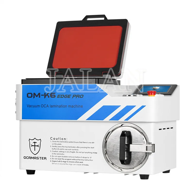 Устройство для ламинирования оса OM-K6 Edge PRO аппарат ремонта телефонов стеклянный ламинатор с жк-дисплеем встроенный вакуумный удаления
