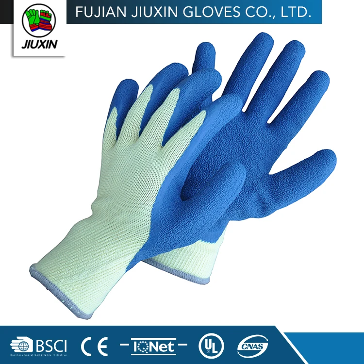 2023 High quality cutting labour polyester industrial security coated gloves scrub glove esd safty nitrile latex gloves for work