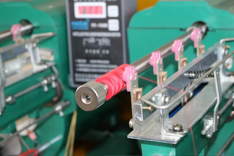 Leading quality cone thread winding type pp polyester cotton sewing thread rewinding machine for sale