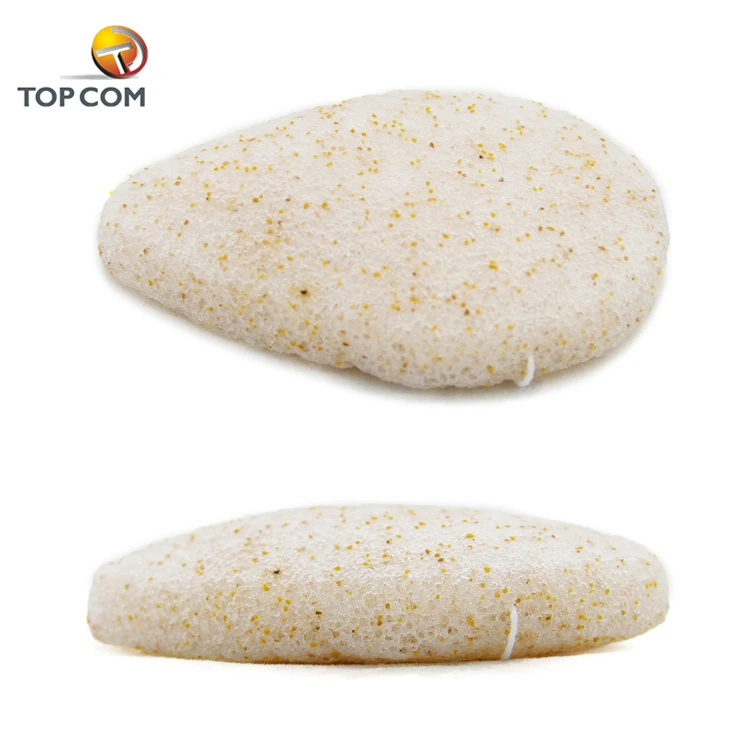 100% Natural Vegetable Fiber exfoliating facial face sponge