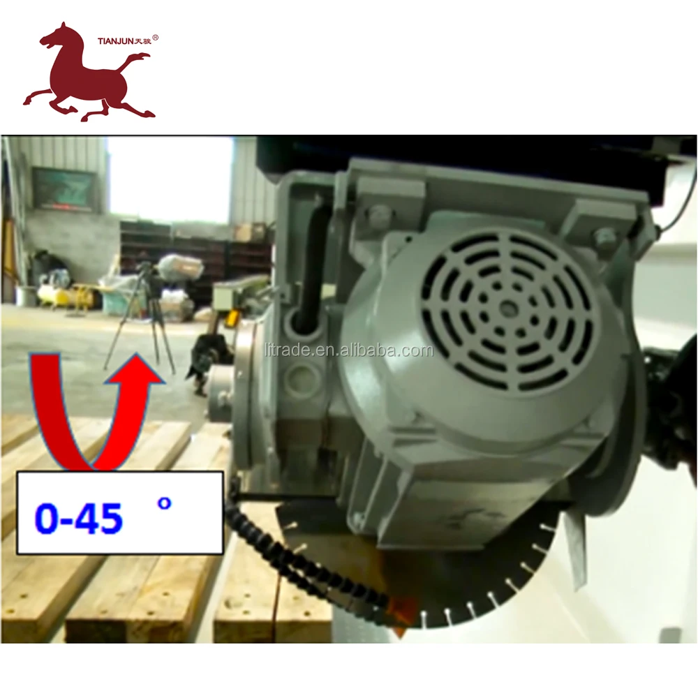 All in one Bridge Miter Saw, Stone Edge Cutting Machine, Bridge Marble Tile Cutter, TJB-500