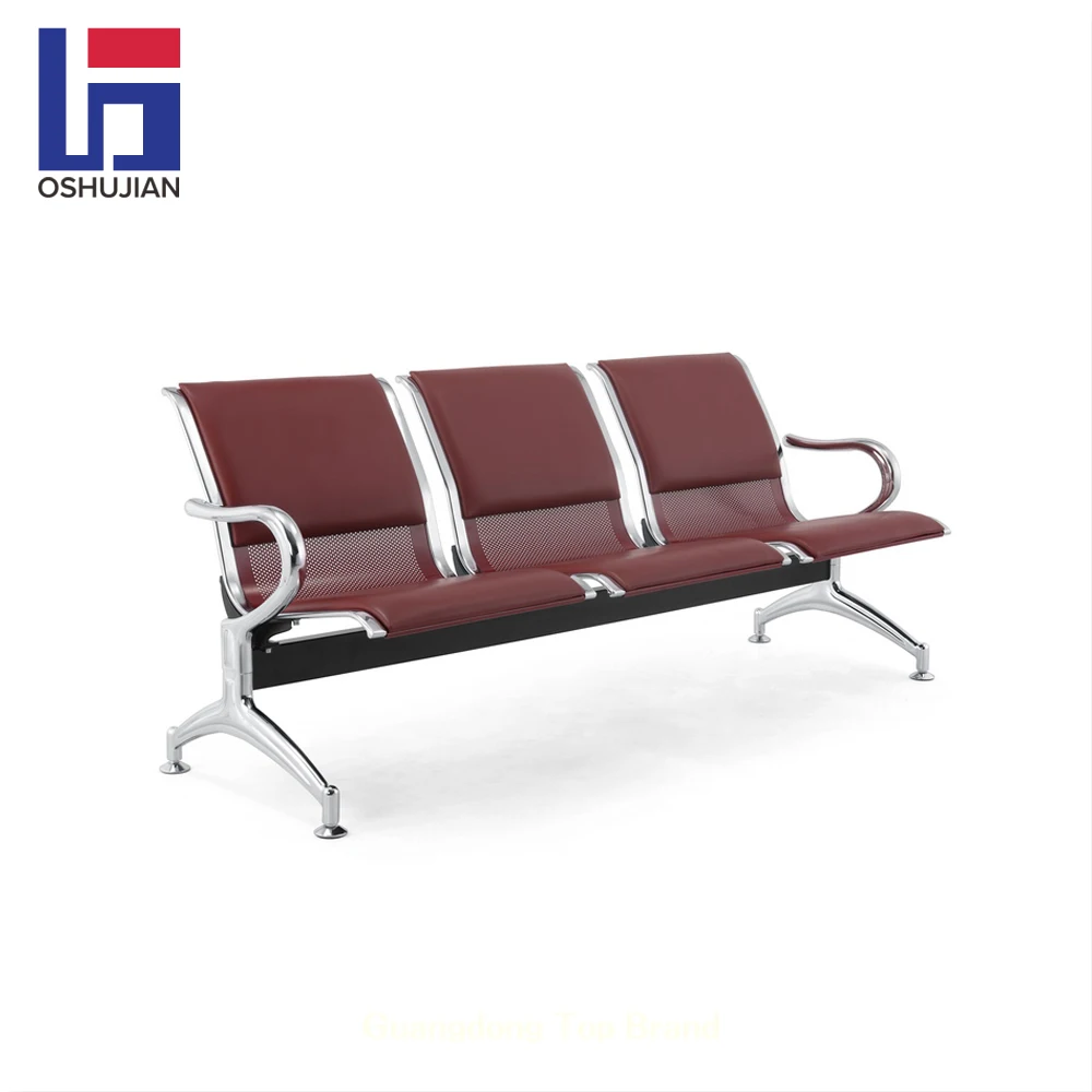 Больница аэропорта клиника металлические стальные 4-seater с Полиуретановая подушка для сидения gang сиденье стул для общественного места
