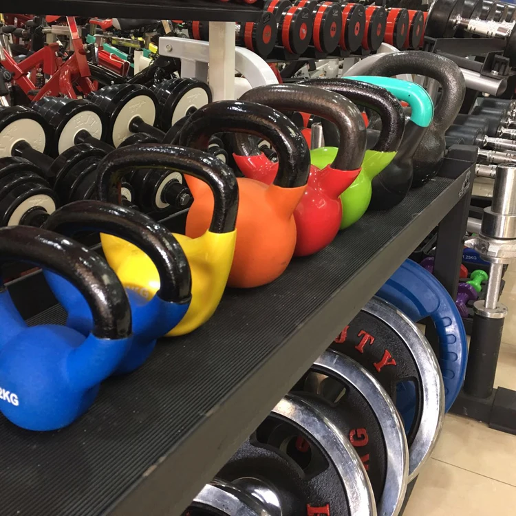 Multifunctional 40KG Gymnasium Kettlebell Rack Fitness Accessories HJ-A012