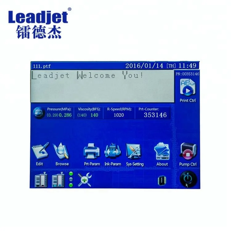 Pet Water Bottle Date Expiry date Coding  from V280 32 Dot Matrix Inkjet Printer