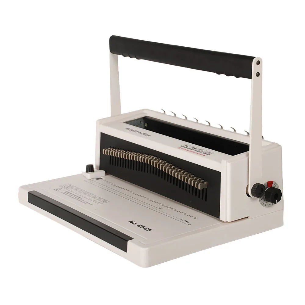 Новый дизайн, ручная двухпроводная переплетная машина от ярких офисных канцелярских принадлежностей