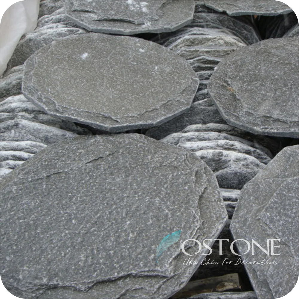 Round Pavers Black Slate Garden Stepping Stones Lowes With Factory Direct Prices