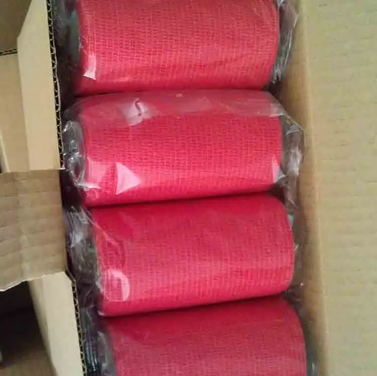 Hot sale self adherent wrap tape elastic cohesive bandage medical  vet wrap waterproof  wrap bandage