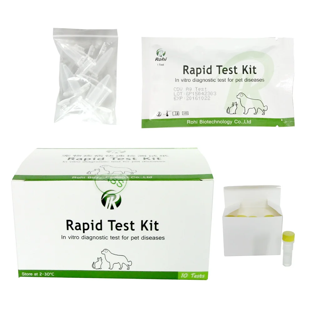 
High quality combined CDV+CIV+CAV veterinary rapid test kit/Canine Triple test kit 