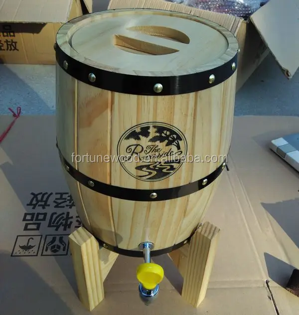 best selling 5L mini pine wood beer barrels