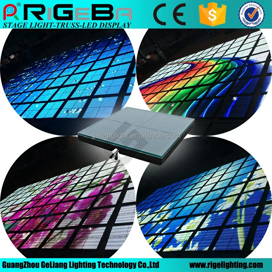 High resolution LED TV P10 laminate dance floor for plaza hotel big screen hd tv wedding decoration