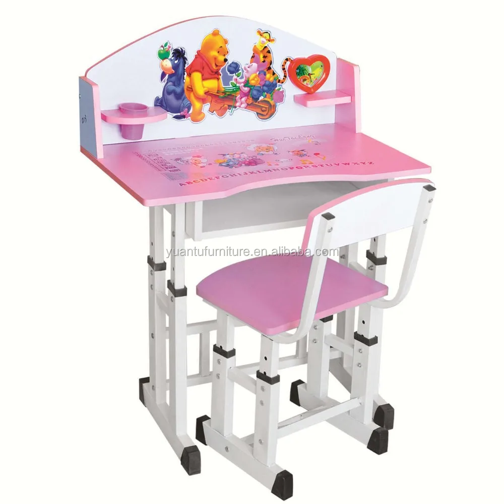 wooden folding kids study tables and chairs XM-213
