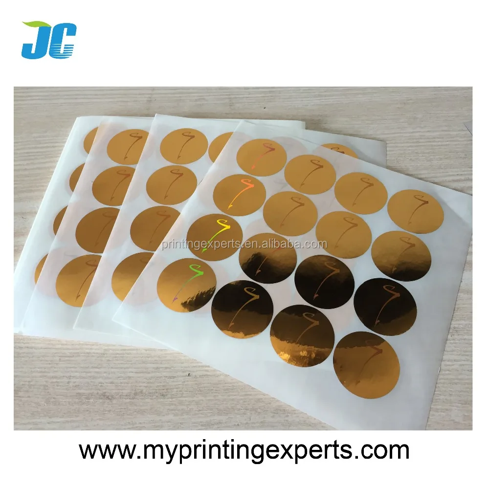 Manufactory OEM laser cheap custom hologram sticker with logo printing