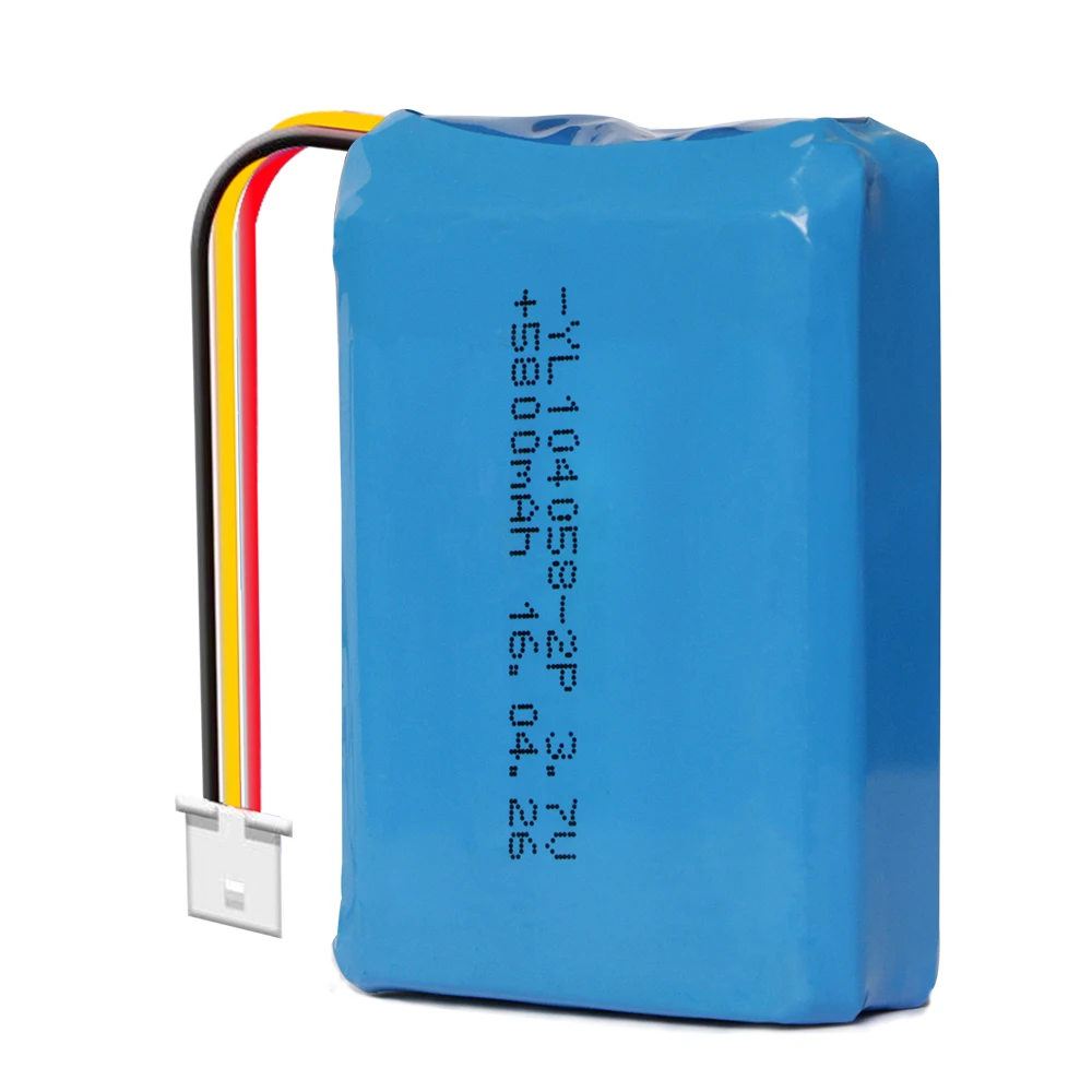 CE ROHS  rechargeable 104058 1S2P Lipo battery 5800mAh 3.7V  lithium polymer battery pack