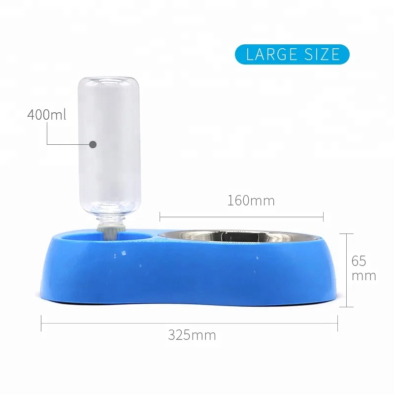 Stainless steel dog bowl Automatically filled water dog bowl Wholesale pet bowl