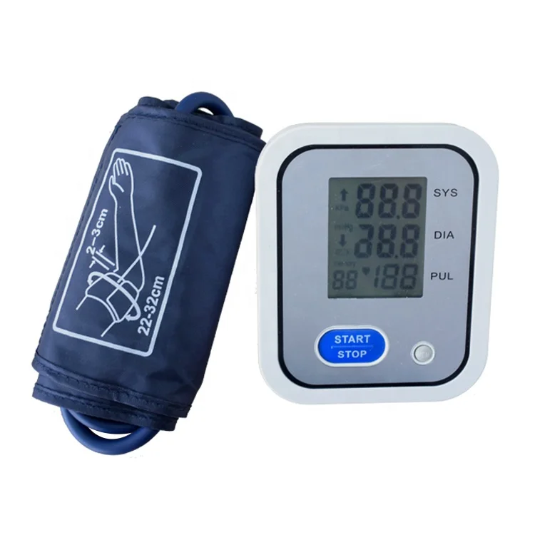 
Portable Household Health Care Sphygmomanometer Lcd Digital Blood Pressure Monitor 