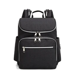 Wholesales Mummy Outdoor Travel Durable Waterproof Baby Diaper Bag with USB Port Backpack