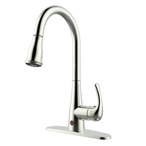 
Кухонный кран с выдвижным распылителем Motion Sense 