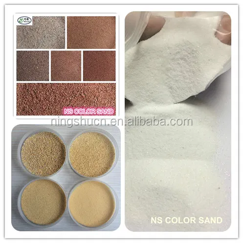 Fine Natural Color Sand for Stone Effect Paints with factory price