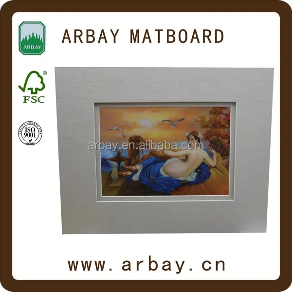 Wholesale 3.0mm white core multi layers picture frame paper mats
