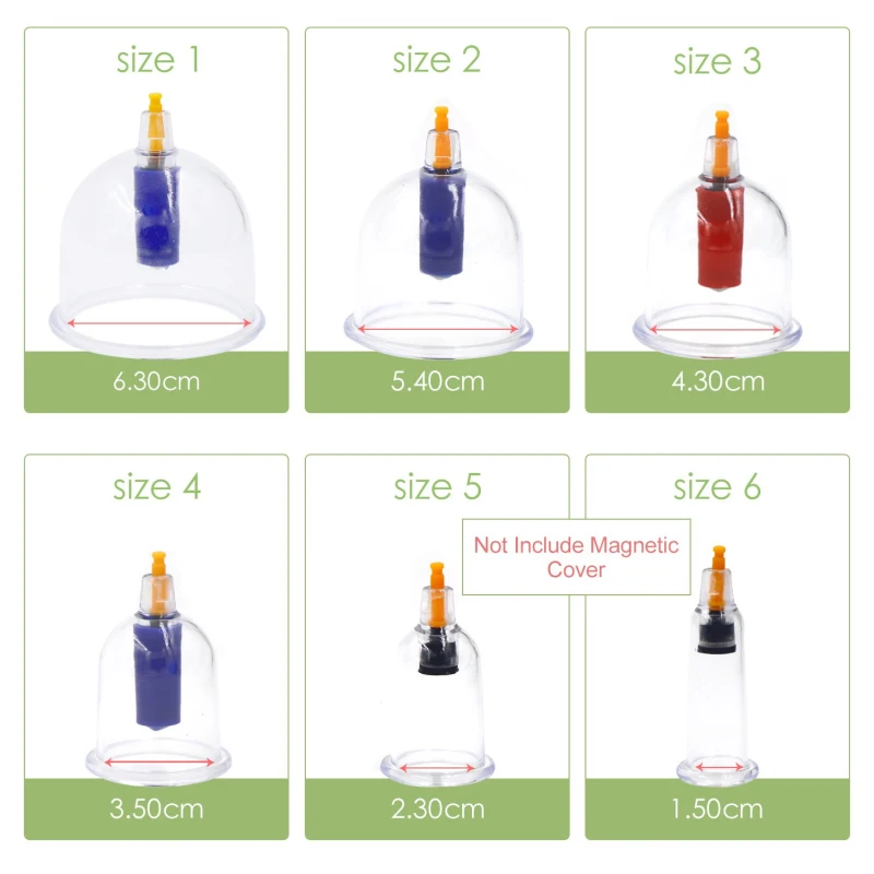  Оптовая продажа высококачественные пластиковые вакуумные банки ISO с массажными чашками для здоровья