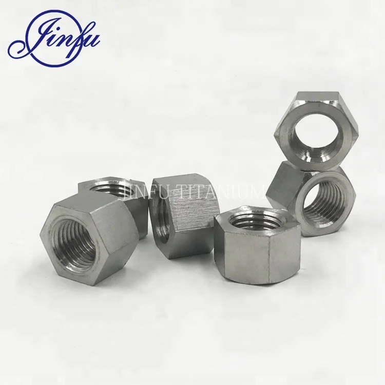 
DIN934 m8 Titanium Hexagon nut with metric coarse and fine pitch thread 