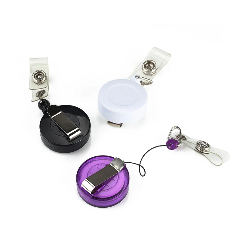 Сверхмощный пользовательский пластиковый выдвижной тяга yoyo id катушка бейдж ремешок с металлическим