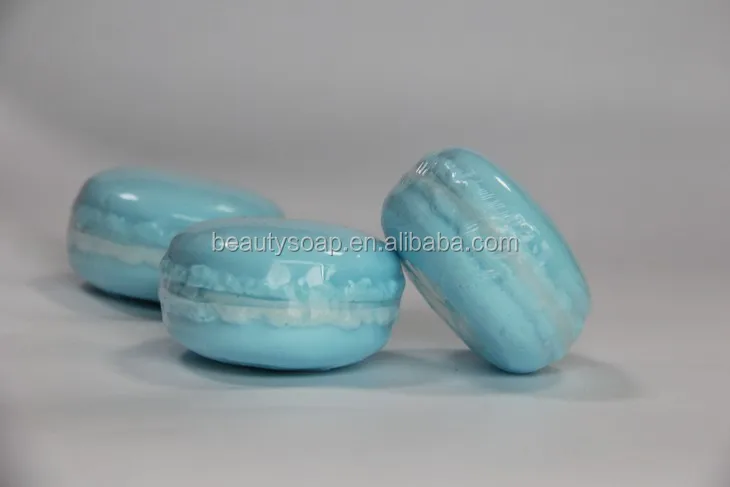 Delicious Macaron Soap (Blueberry)