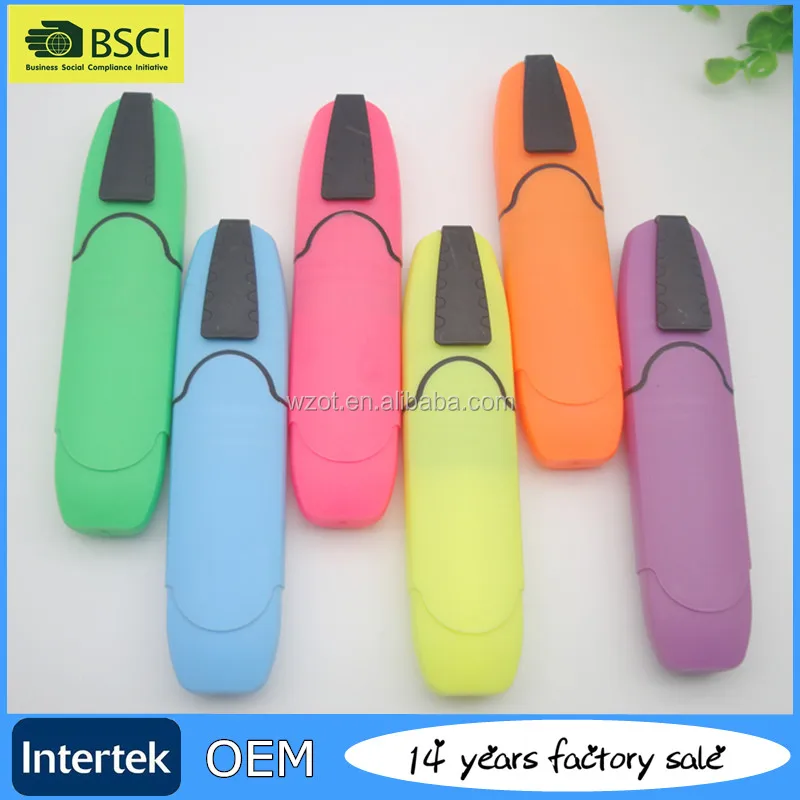 
New Arrival Factory Price Colorful Child Hilighter Marker Pen Fluorescent Pen 