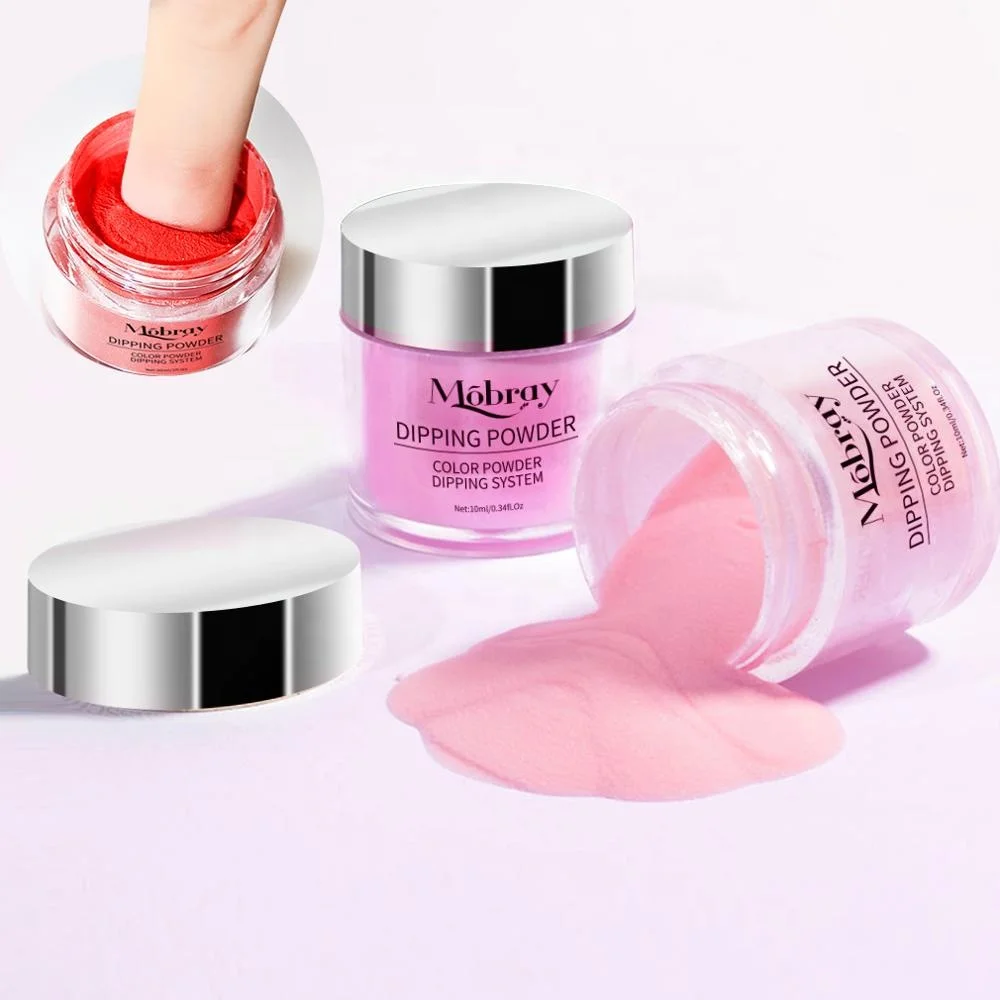 Красочный порошок для окунания, не требуется Гель-лак для ногтей, натуральный сухой акриловый порошок для ногтей, акриловая пудра 50-2000mg10 г 30 г