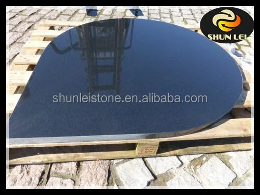 Black granite stove hearth for sale