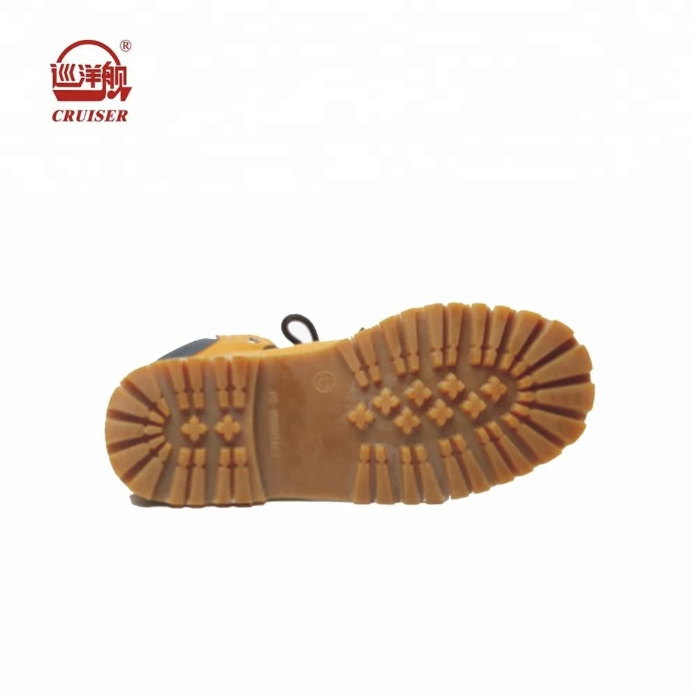 
yellow genuine leather industrial brand safety work shoes 