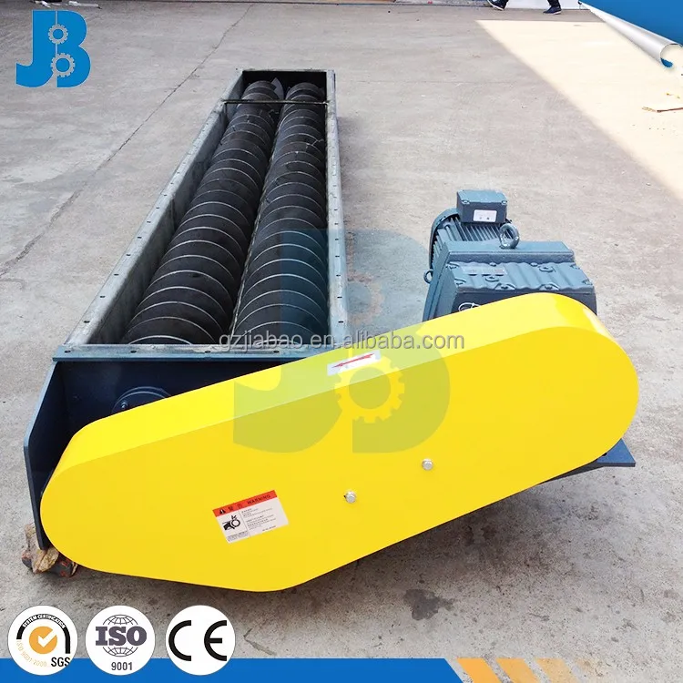 Custom Specifications of Power Plant Double Step Screw Conveyor