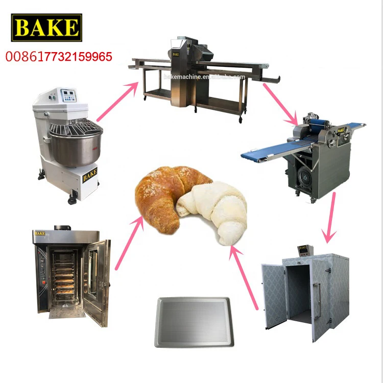 7 Days Croissant Production machine With Chocolate Filling