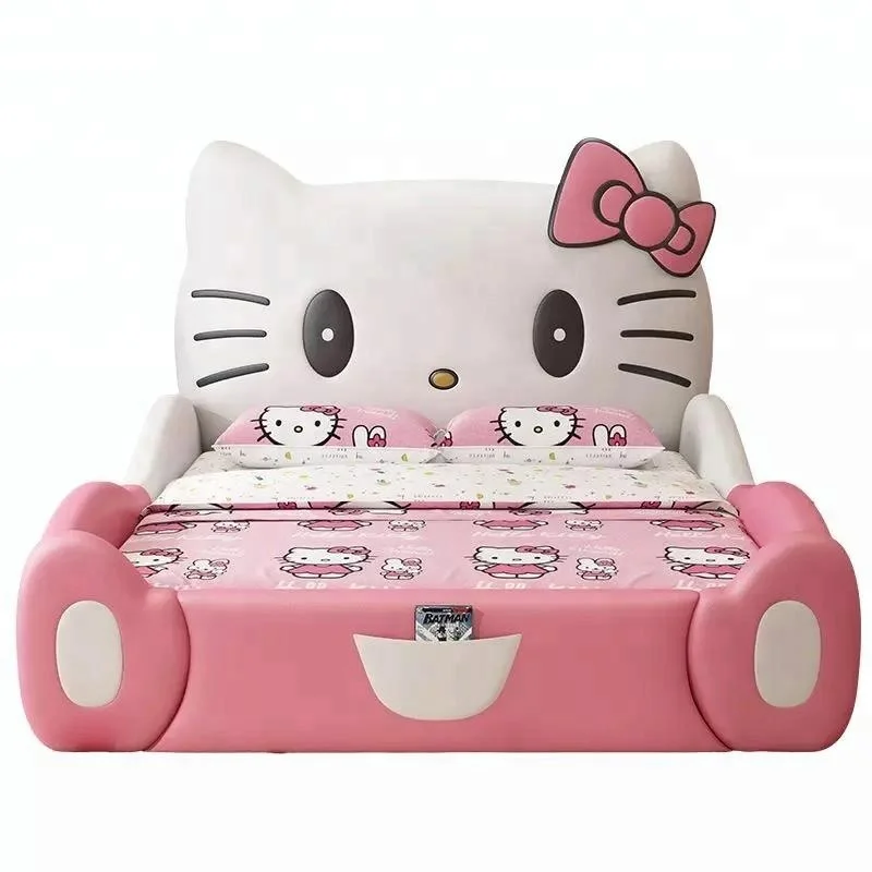 Кровать с hello kitty