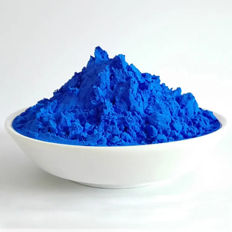 15 лет Заводская розетка пигмент порошок темно-синий