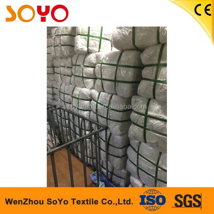 cheap price cotton towel rags used bath towel rags for exporting