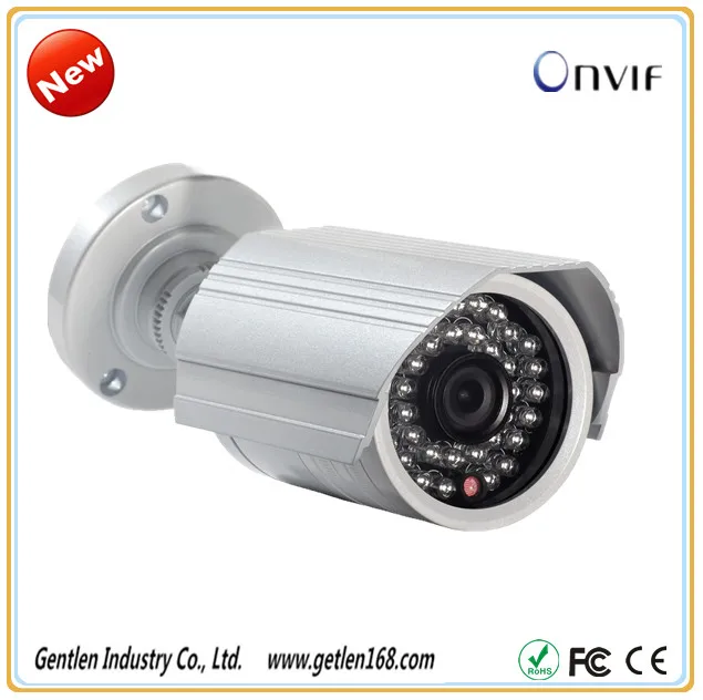 Onvif 720p 1.0 мегапиксельной p2p водонепроницаемый ик bullet сети ip-камеры